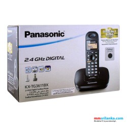 Panasonic Cordless KX-TG3611BX Landline Phone