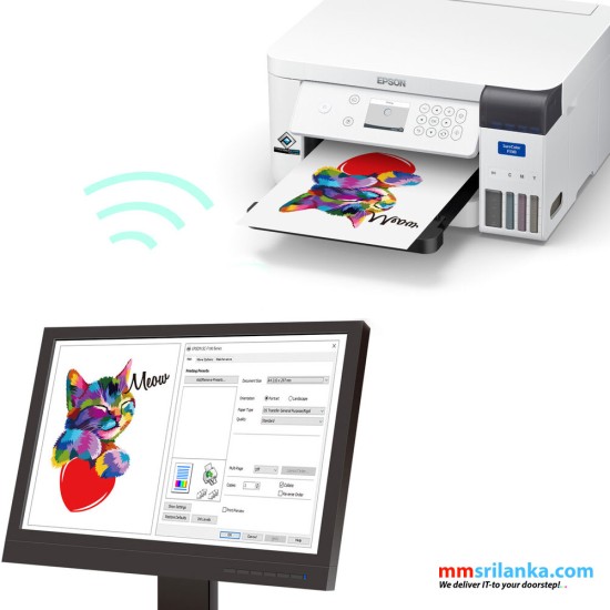 Epson SureColor SC-F130 A4 Dye-Sublimation Textile Printer (1Y)