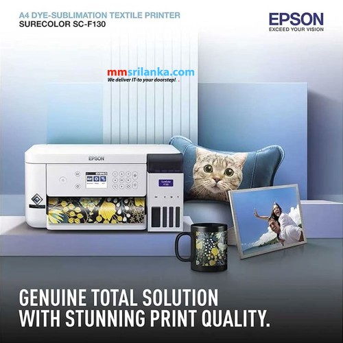 Epson SureColor SC-F130 A4 Dye-Sublimation Textile Printer (1Y)