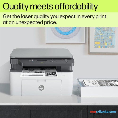 HP Laserjet 1188w Monochrome Multifunction Printer with Direct Wi-Fi (Print, Scan, Copy) (1Y)