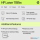 HP Laserjet 1188w Monochrome Multifunction Printer with Direct Wi-Fi (Print, Scan, Copy) (1Y)