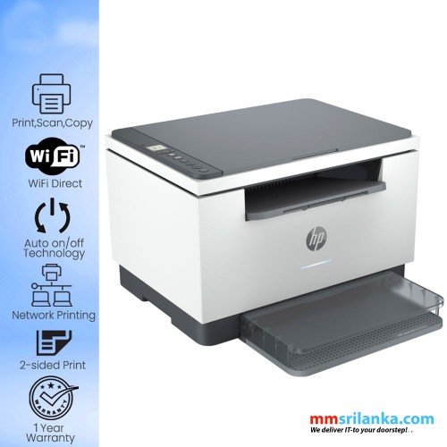 HP LaserJet MFP M236dw Printer, Print/Scan/Copy 2-sided print (1Y)