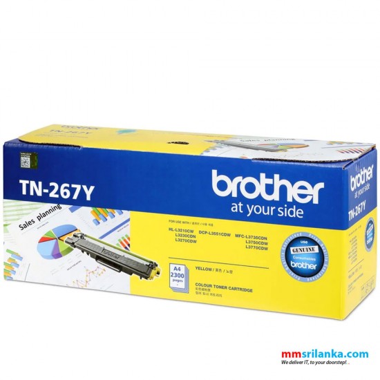 Brother TN-267 Yellow Original Toner Cartridge