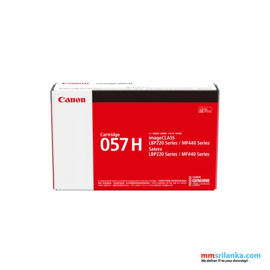 Canon 057H Black Original High Capacity Toner Cartridge