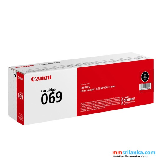 Canon 069 Standard Capacity Black Toner Cartridge