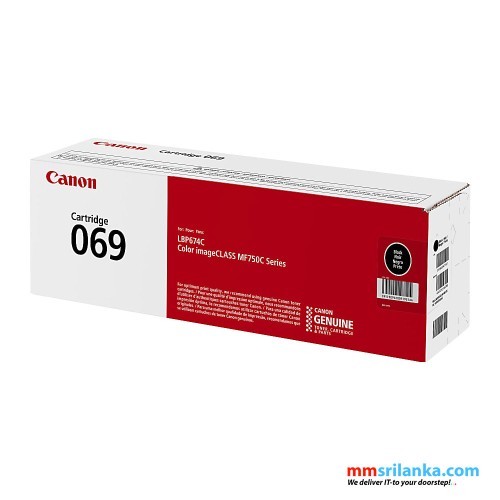 Canon 069 Standard Capacity Black Toner Cartridge