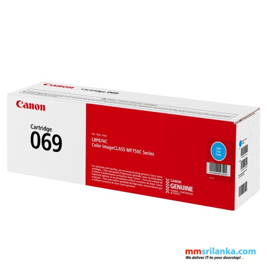 Canon 069 Standard Capacity Cyan Toner Cartridge