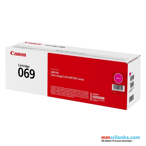 Canon 069 Standard Capacity Magenta Toner Cartridge