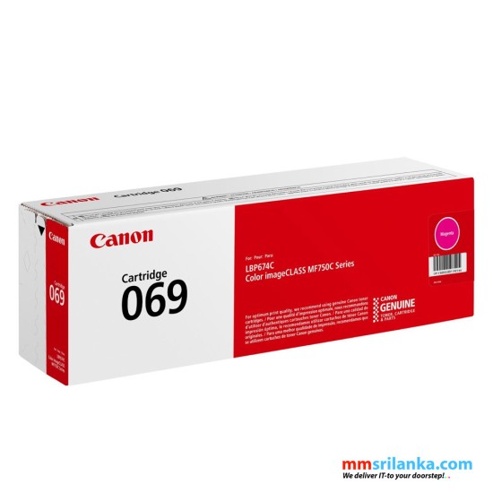 Canon 069 Standard Capacity Magenta Toner Cartridge