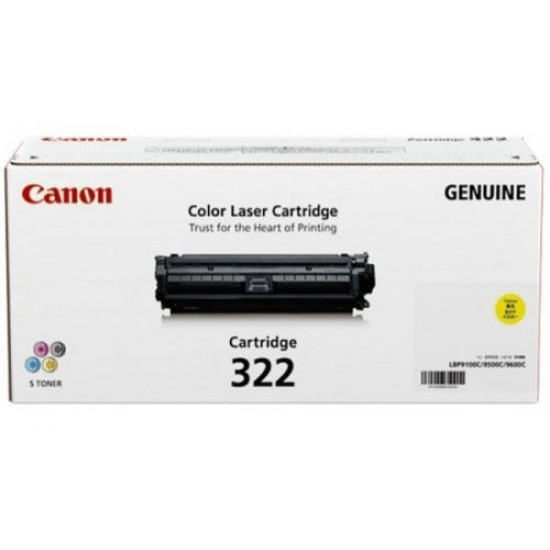 Canon 322 Yellow Toner Cartridge for LBP9100CDN