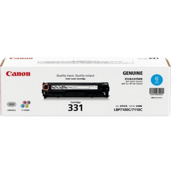 Canon 331 Cyan Toner Cartridge for LBP8210CN/7100CN/MF8280CW/MF621CN/MF628CW