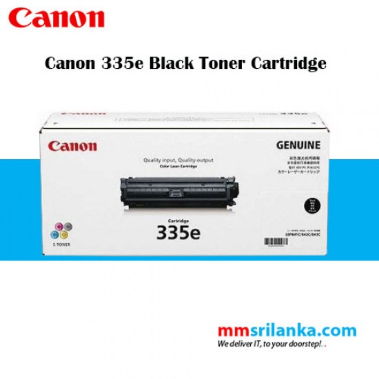 Canon 335e Black Toner Cartridge for LBP 841CDN