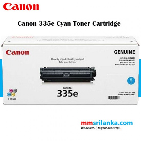 Canon 335e Cyan Toner Cartridge for LBP 841CDN