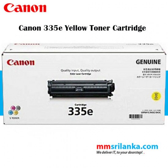 Canon 335e Yellow Toner Cartridge for LBP 841CDN