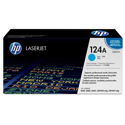 HP 124A Cyan Toner Cartridge for 2600/2600n