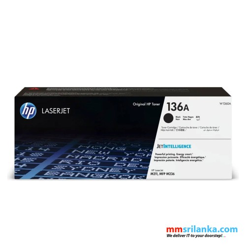 HP 136A Black Original LaserJet Toner Cartridge