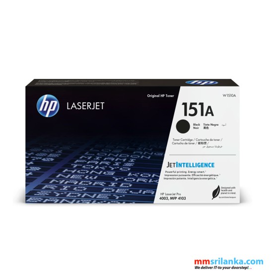 HP 151A Toner Cartridge - W1510A For HP 4003 Series