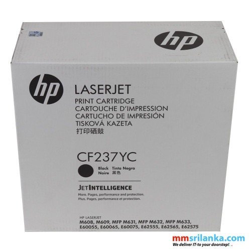 HP 37Y Extra High Yield Black LaserJet Toner Cartridge