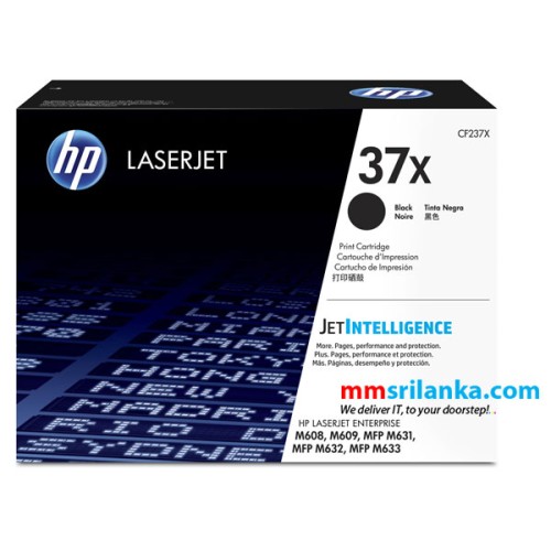 HP 37X High Yield Black Original LaserJet Toner Cartridge