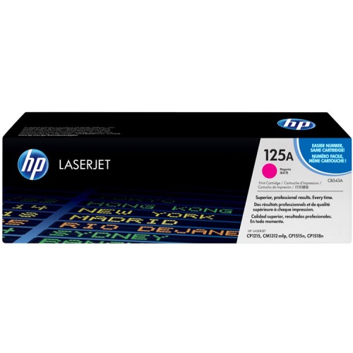 HP 125A Magenta Toner Cartridge - CB543A for CP1215 / CP1515