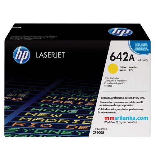 HP 642A Yellow Toner Cartridge