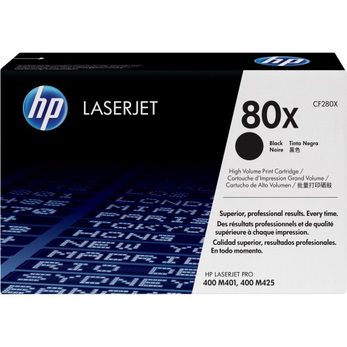 HP 80X High Yield Toner Cartridge 