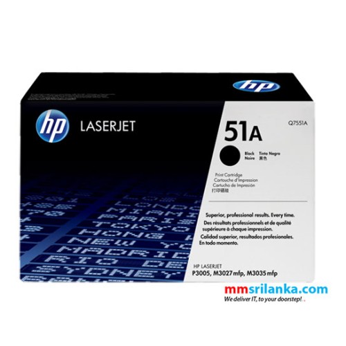 HP 51A Black Original LaserJet Toner Cartridge