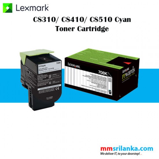 Lexmark 708 Black Toner Cartridge for CS310/CS410/CS510