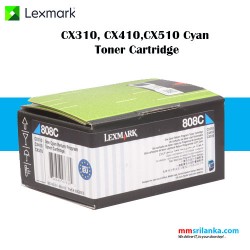 Lexmark 808C Cyan Toner Cartridge for CX310/CX410/CX510