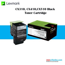 Lexmark 808C Black Toner Cartridge for CX310/CX410/CX510