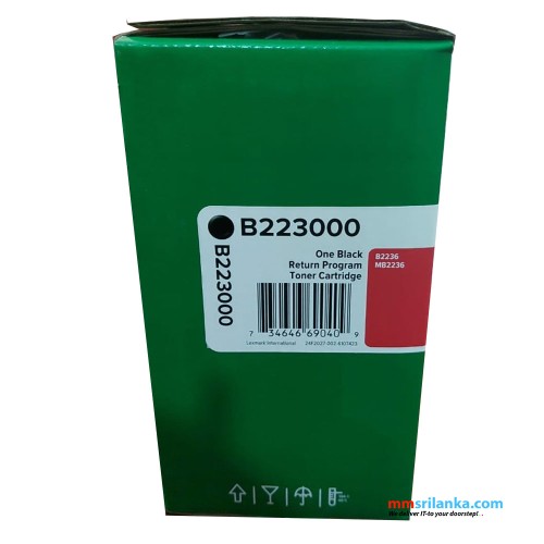 Lexmark B223000 Black Toner Cartridge for B2236