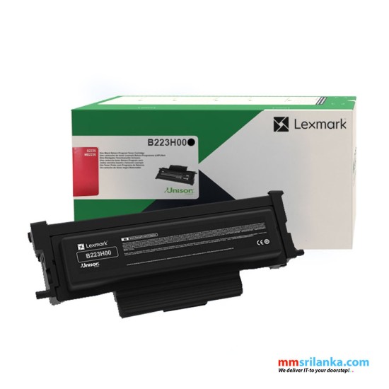 Lexmark B223H00 Black High Yield Toner Cartridge for B2236