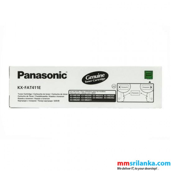 Panasonic KX-FAT411E Toner Cartridge - MB2000/MB2030/MB2090