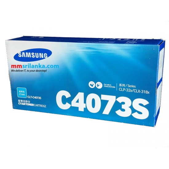 Samsung CLT-C4073S Cyan Toner Cartridge for CLP320/CLP325/CLP326/CLX3186