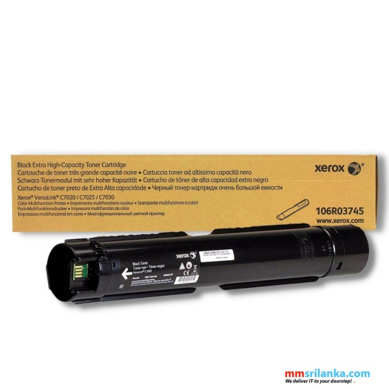 Xerox Versa Link C7020 / C7025 / C7030 106R03745 Black Extra High Capacity Toner Cartridge