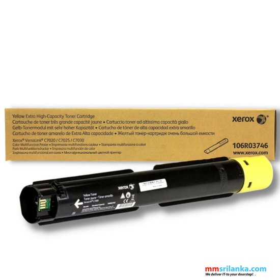 Xerox Versa Link C7020 / C7025 / C7030 106R03746 Yellow Extra High Capacity Toner Cartridge